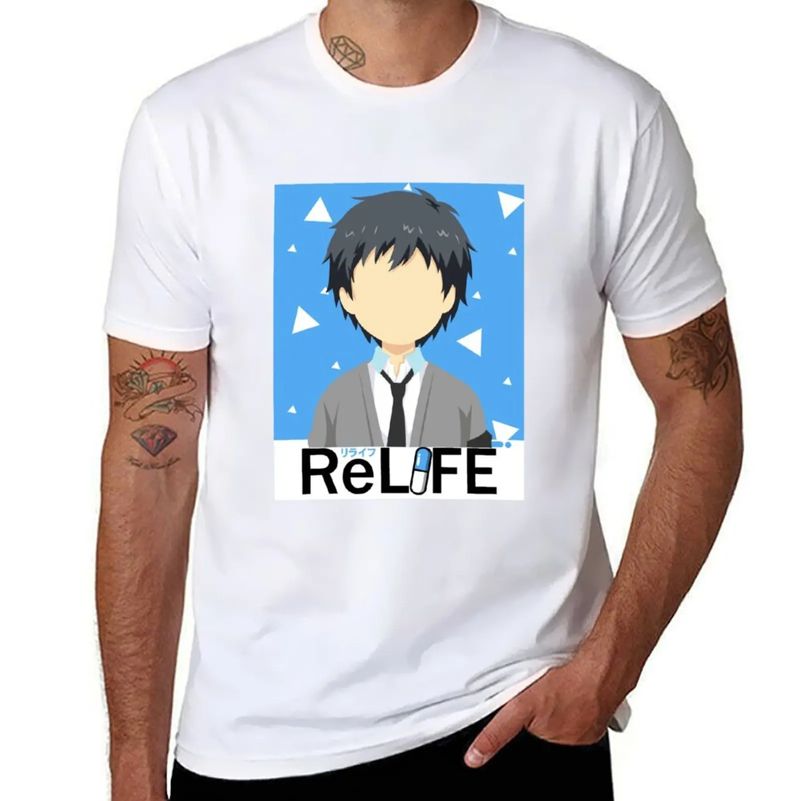 

ReLIFE Kaizaki Arata T-Shirt funny t shirts dark humor man t shirt cotton high quality man t shirt heavy cotton T-Shirt