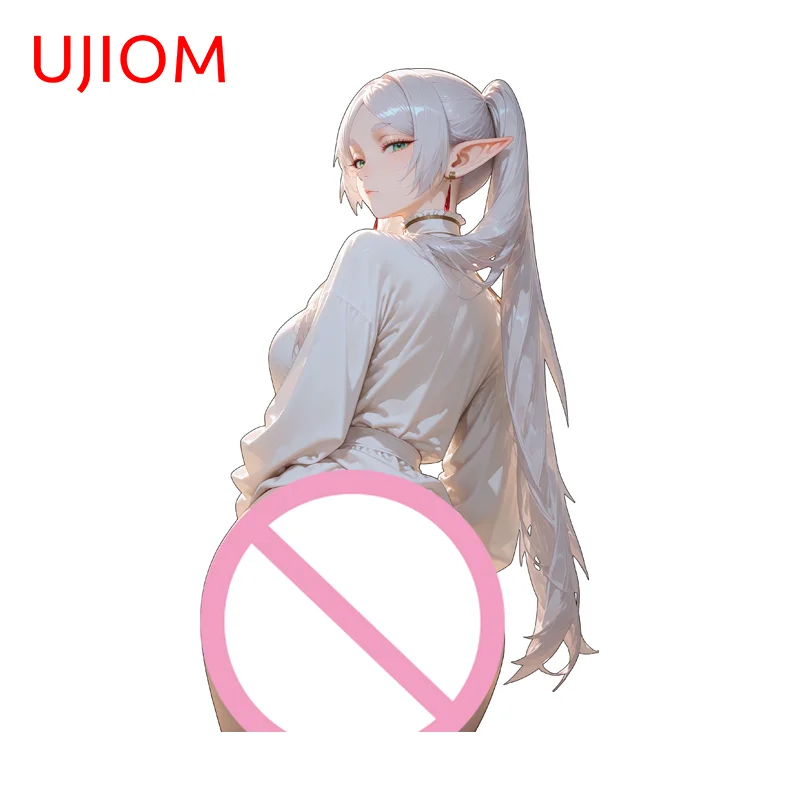 UJIOM Frieren Amusing Wall Sticker Exquisite Creative Attractive Sunscreen Vinyl Decal Adhesive Wardrobe Vestibulec Decor