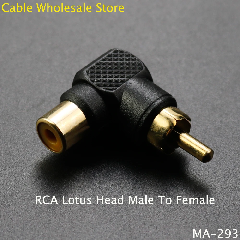 RCA Plug Male Female Jack Plug Socket Y-shape Separator M/F 2RCA Straight Head Audio Adapter TV Amplifier DVD Speaker Connector