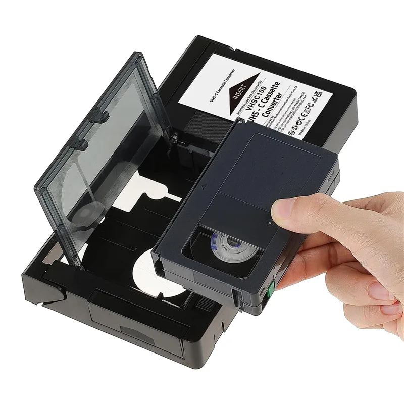 كاسيت آلي لكاميرات الفيديو vhs-c svhs ، كاسيت آلي ، 8 محول/minidv/hi8