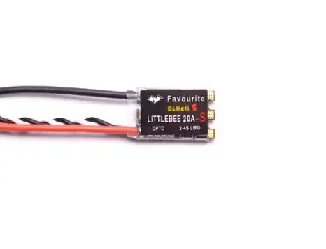 Favourite FVT LittleBee 20A-S ESC Speed Controller BLHeli_S OPTO 2-4S Supports Mulitshot OneShot125 Oneshot42 Multicopter