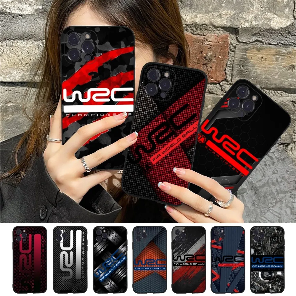 W-WRC Rally Racing logo Phone Case Silicone Soft for iphone 14 13 12 11 Pro Mini XS MAX 8 7 6 Plus X XS XR Cover