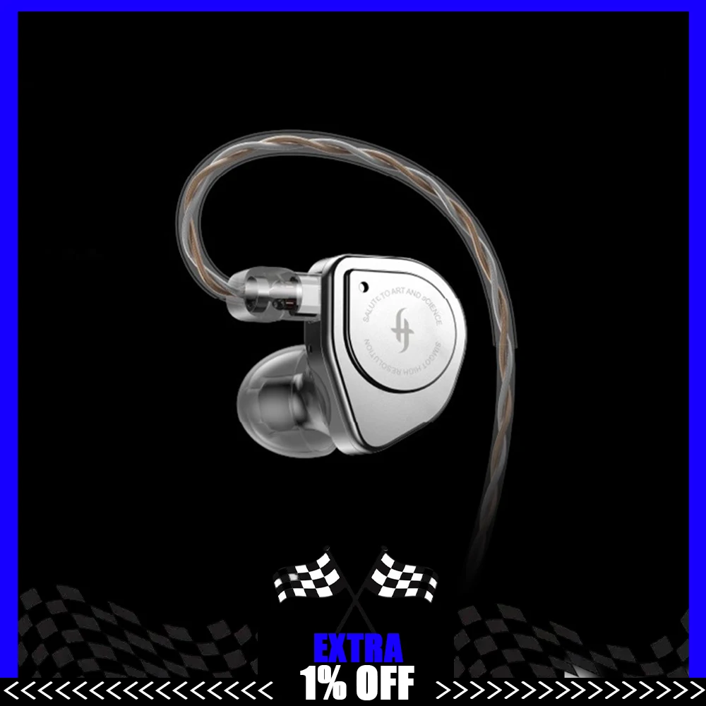 

Наушники SIMGOT EW200, диафрагма SCP, 10 мм, двойная магнитная схема и двойной динамический драйвер, наушники-вкладыши для геймеров, подарки