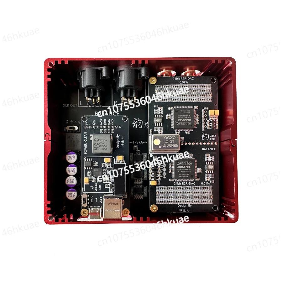 Supports Coaxial/Bluetooth USB Input 24-bit 192K Balanced R2R Decoder XLR/4.4/3.5/RCA Output,