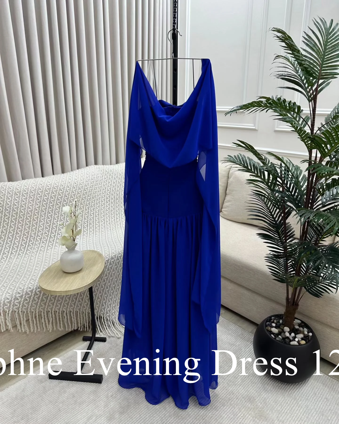 Customized Modern Strapless Ribbons Evening Dresses Temperament Jersey Pleats Photo Color Vestido De Noche Vestido De Festa