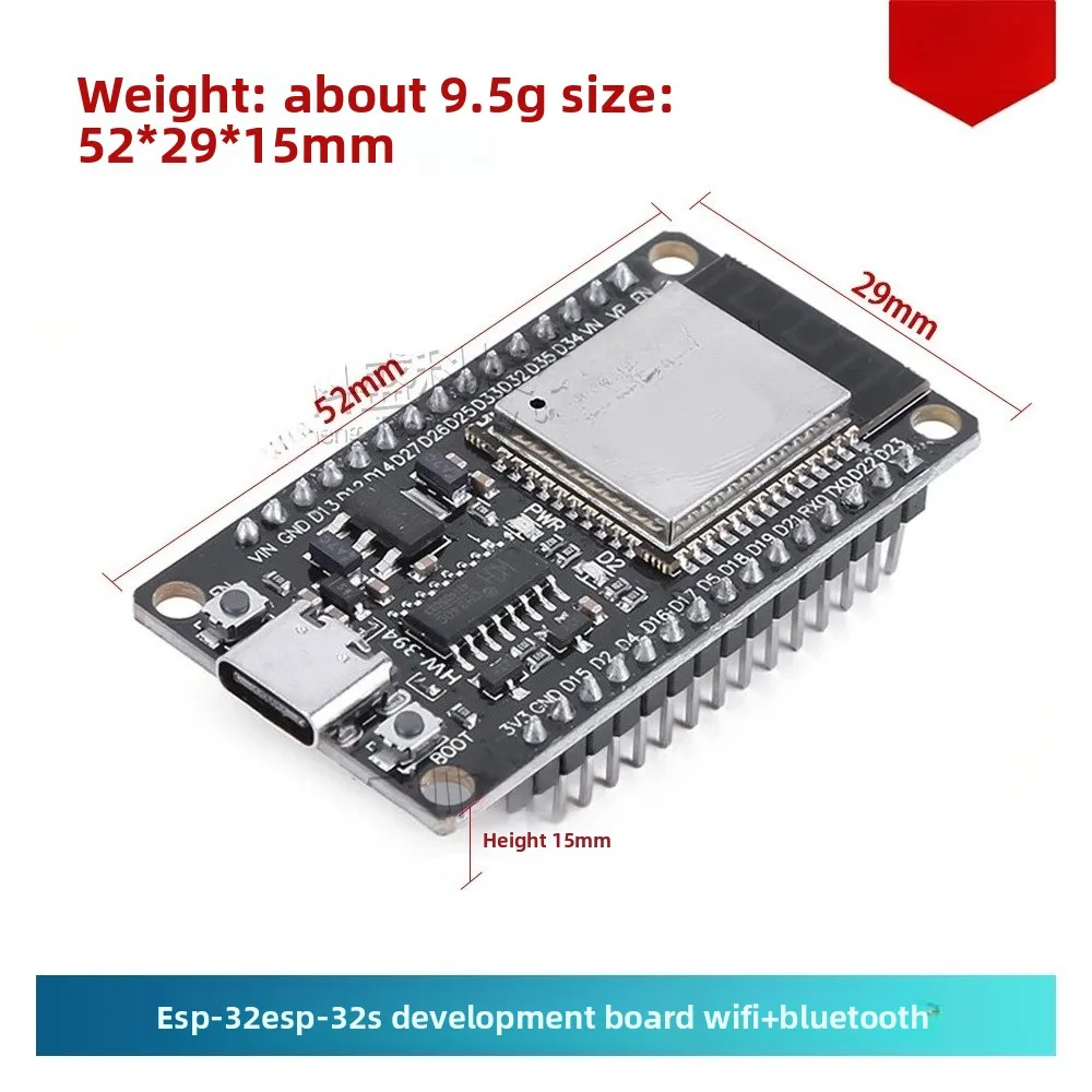 Hoge kwaliteit ESP32-ontwikkelbord WIFI + Bluetooth IoT Smart Home ESP-32 ESP-32S Laag vermogen RF-prestaties, veilig en betrouwbaar