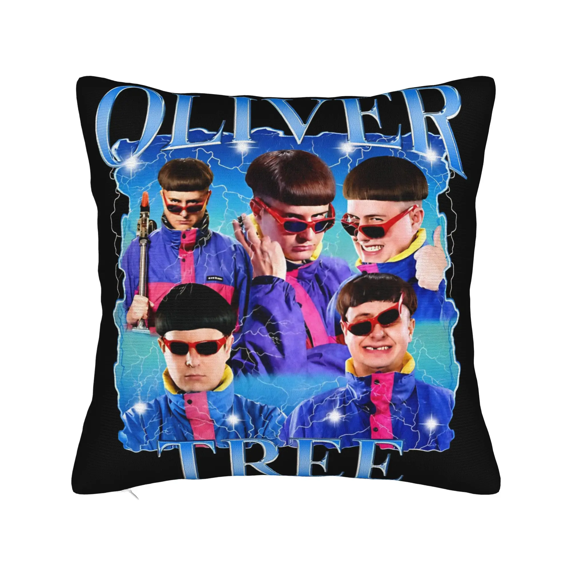 Oliver Tree Rest In Peace 1993 to 2026 Memorial Square Pillow Case  Cushion Cover Novelty Decorative Pillowcase for Sofa 18