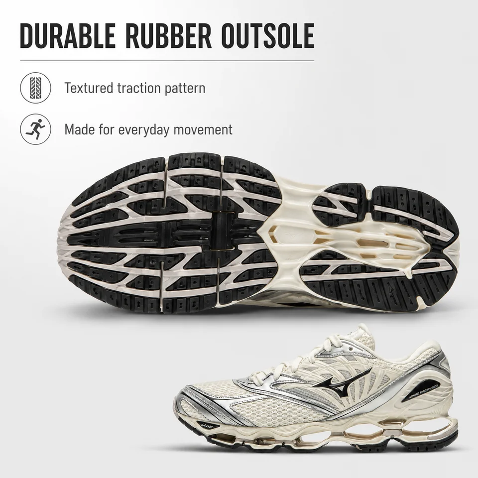 Mizuno WAVE PROPHECY LS Men Running Shoes 2026 New Off-White
