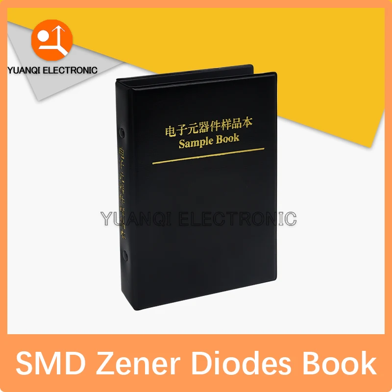 SMD Zener Diode Sample Book SOD-323 0805 SOD-123 1206 2.4V - 30V 28Values 0.5W 1/2W Package Series Assorted Kit