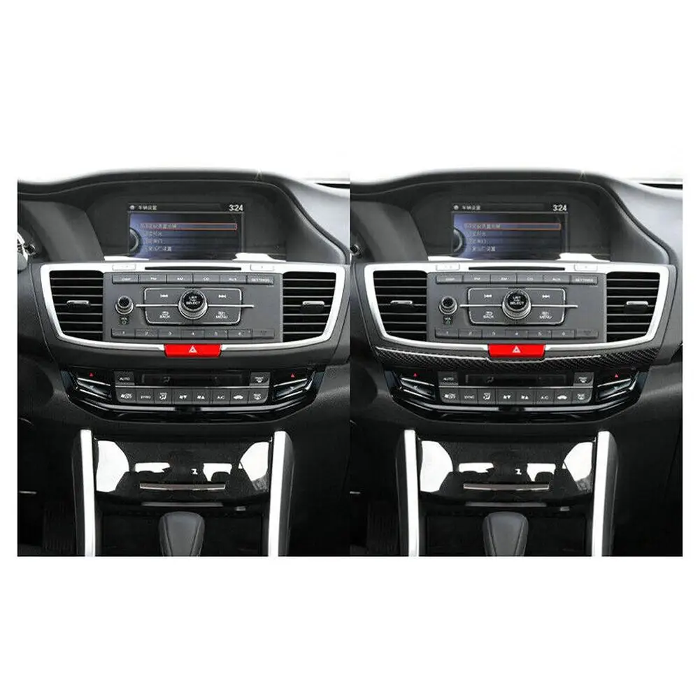 Carbon Fiber Central Console Lower Cover Trim for Honda For Accord Protect your Car from Wear and Tear  Carbon