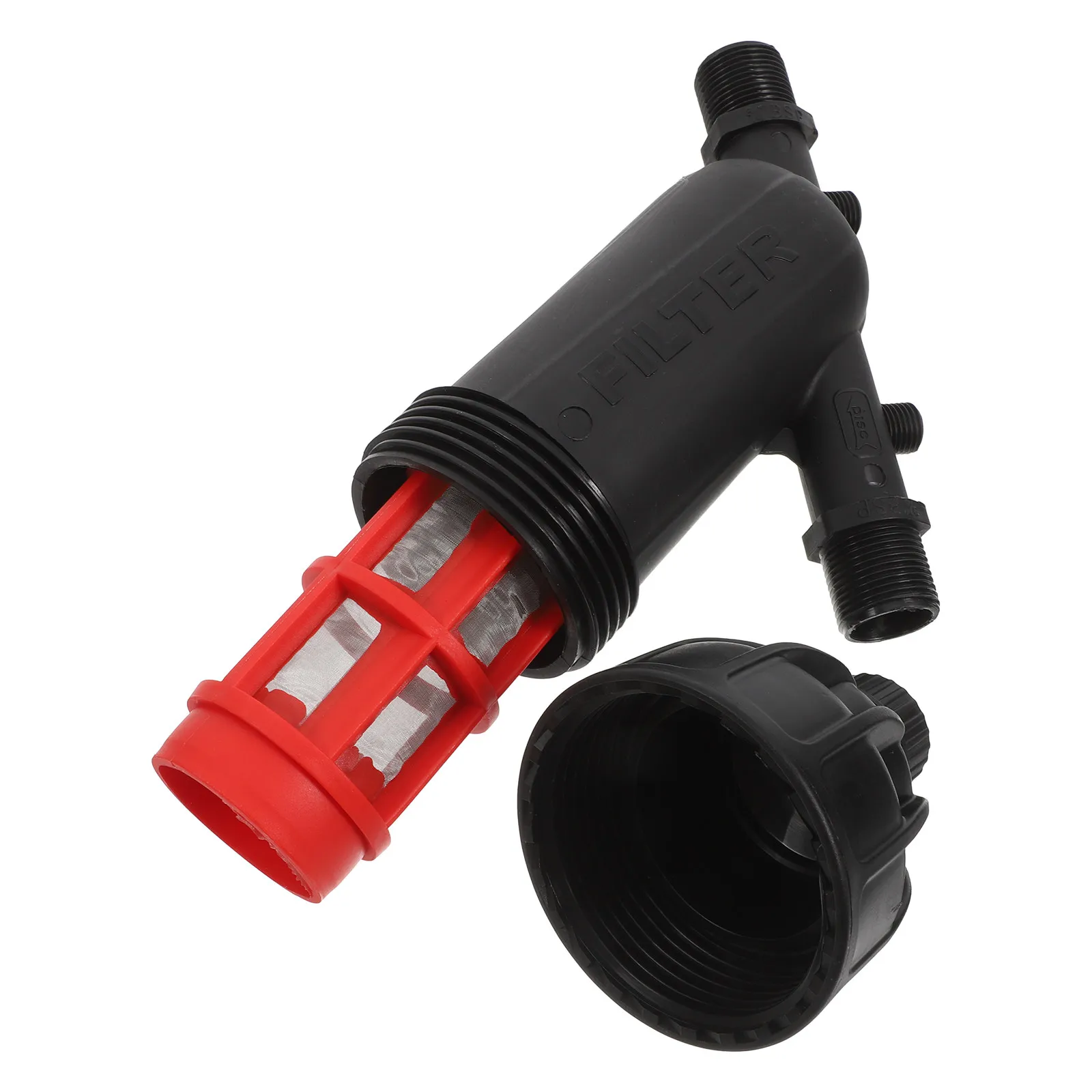 Inline Mesh Water Filter for Drip Irrigation System Garden Hose Pressure Regulator Compatible Threaded Inlet Strainer Garden