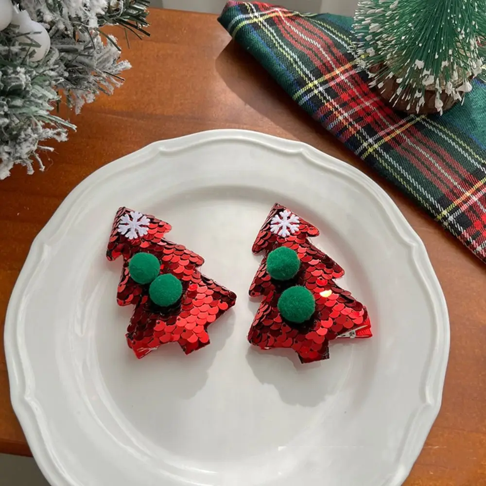 

Merry Christmas Decor Christmas Hairpin Deer Horn Sequin Children Antler Hair Clip Korean Hair Accessories Santa Claus Girls
