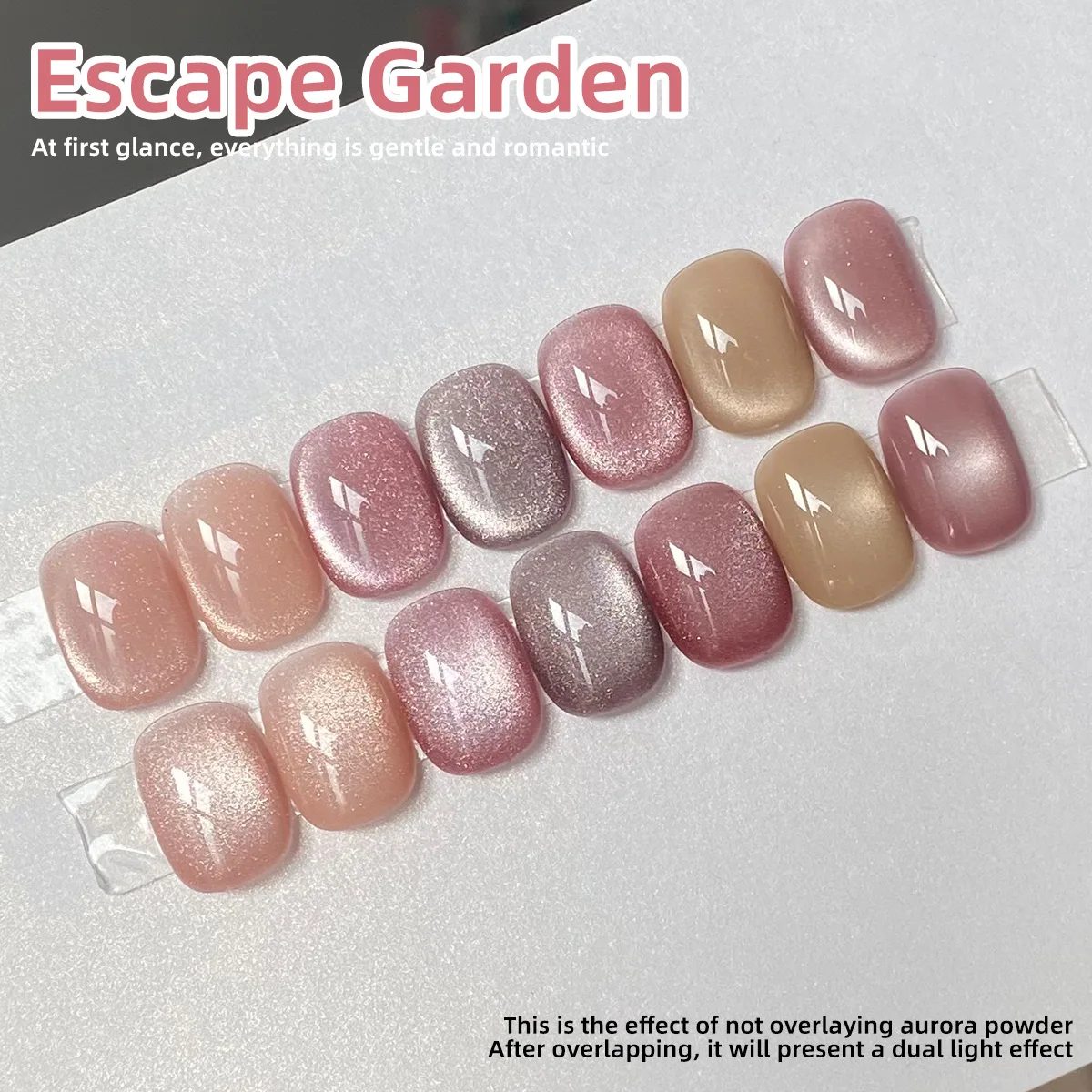 Kolor szampański kot magnetyczny żelowy lakier do paznokci musujące srebrne światło księżyca efekt kociego oka Soak Off półtrwały lakier do paznokci