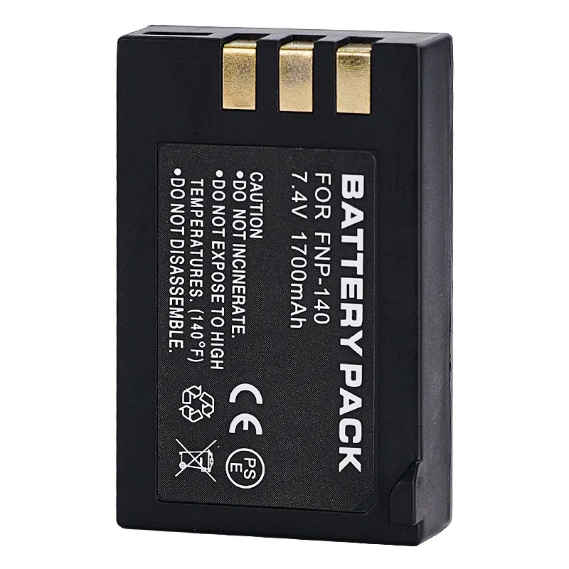 بطارية FNP-140 عالية السعة 1700 مللي أمبير في الساعة لـ Fujifilm FinePix S100fs S205EXR S200 S205 EXR كاميرا رقمية مصدر طاقة طويل الأمد #4
