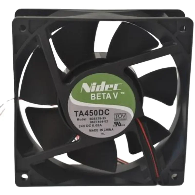Electric Shovel for Japanese Nidec B35129-33 24V 0.68A 12cm 12038 3-Wire Ball Bearing Cooling Fan