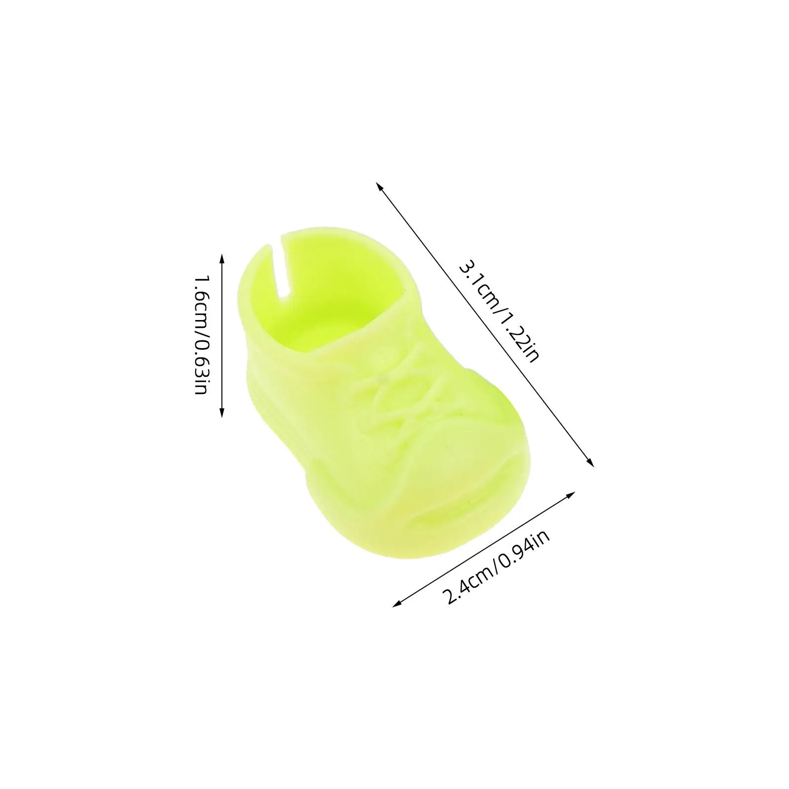 Zapatos de 17 cm (6.69 pulgadas) de diseño único para casa de muñecas, accesorios de decoración, mini zapatos para manualidades y juegos de simulación.