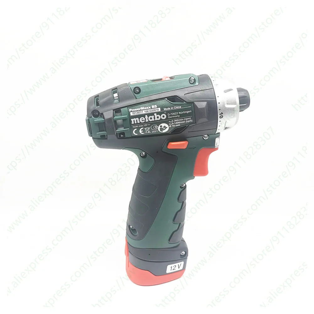 Chave de fenda elétrica para powermaxx bs básico metabo 10.8v 12v broca elétrica de lítio broca elétrica multifuncional mão broca