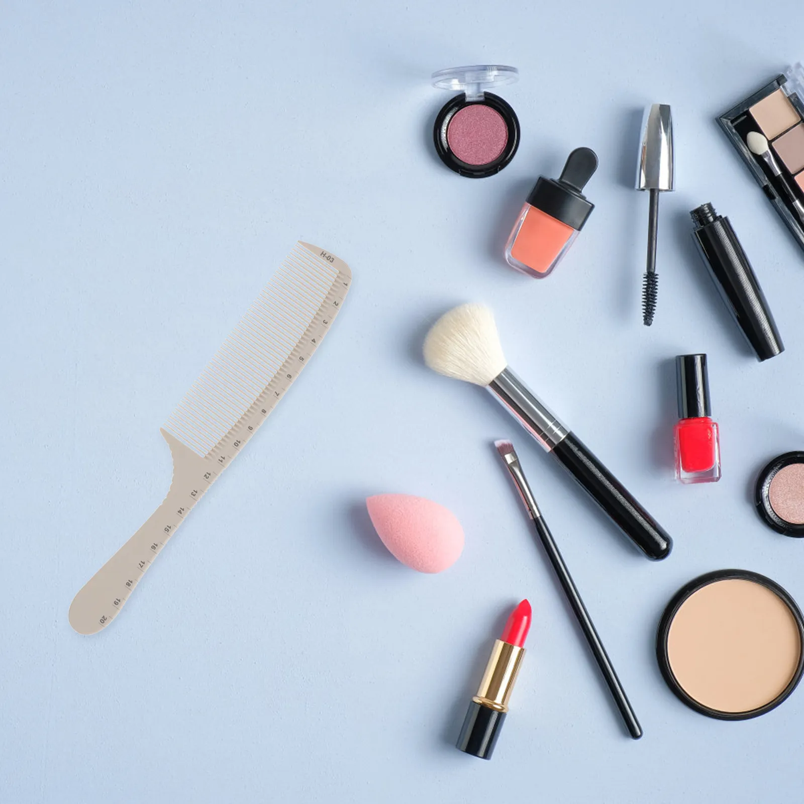 2Pcs Hair Cutting Combs Salon Hairdressing Pocket Styling Combs Scale Ergonomic Lightweight Heat-Resistant Anti-Static Barber