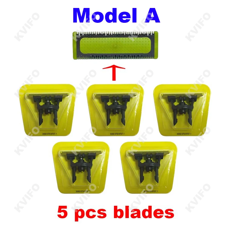 KVIFO 1-5 Stück für Philips Oneblade Ersatzklinge für QP2520 QP2530 QP2527 QP2533 QP2630 QP6520