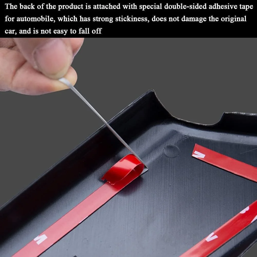 11pcs Carbon Fiber Style Interior Trim Set for For honda For civic 2016-2020 Central Console Rear Panel Accents