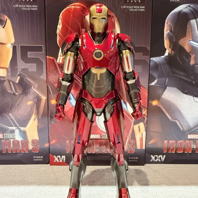 

In Stock Zd Toys Iron Man Action Figure Mk26 MK35 Mk36 Mk15 Mk2 Mk16 War Machine Anime Tony Stark Collect Model Birthday Gifts
