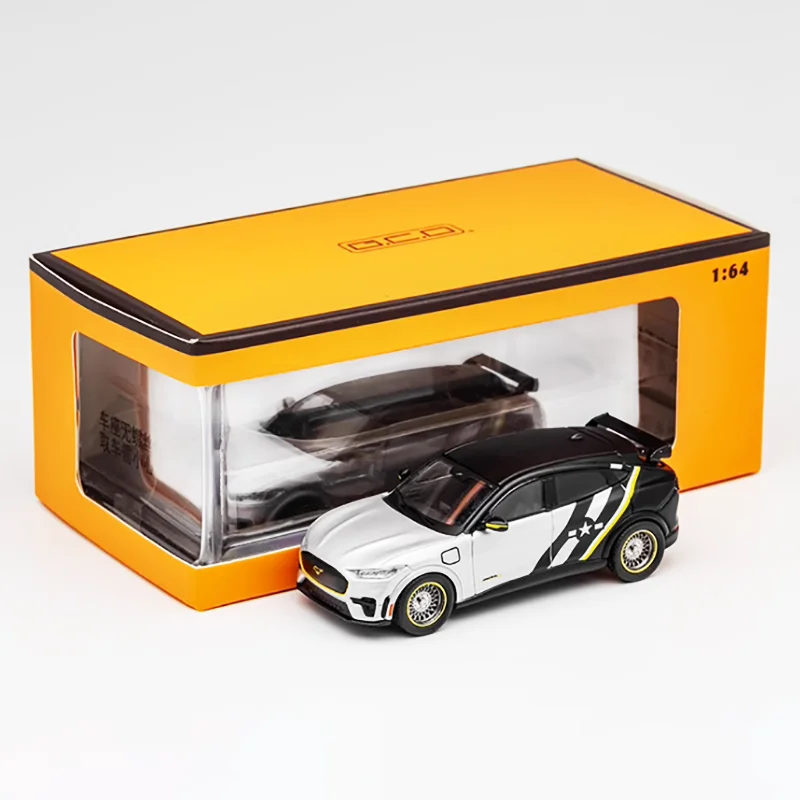 Diecast 1:64 Scale MUSTANG SUV Alloy Car Model Finished Product Simulation Toy Collection Gift Static Model Display