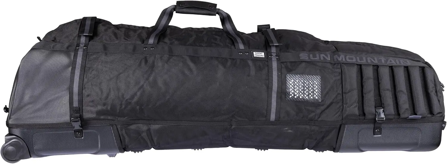Rolling Golf Travel Bag with 2-Wheel System and Compact Storage Case
