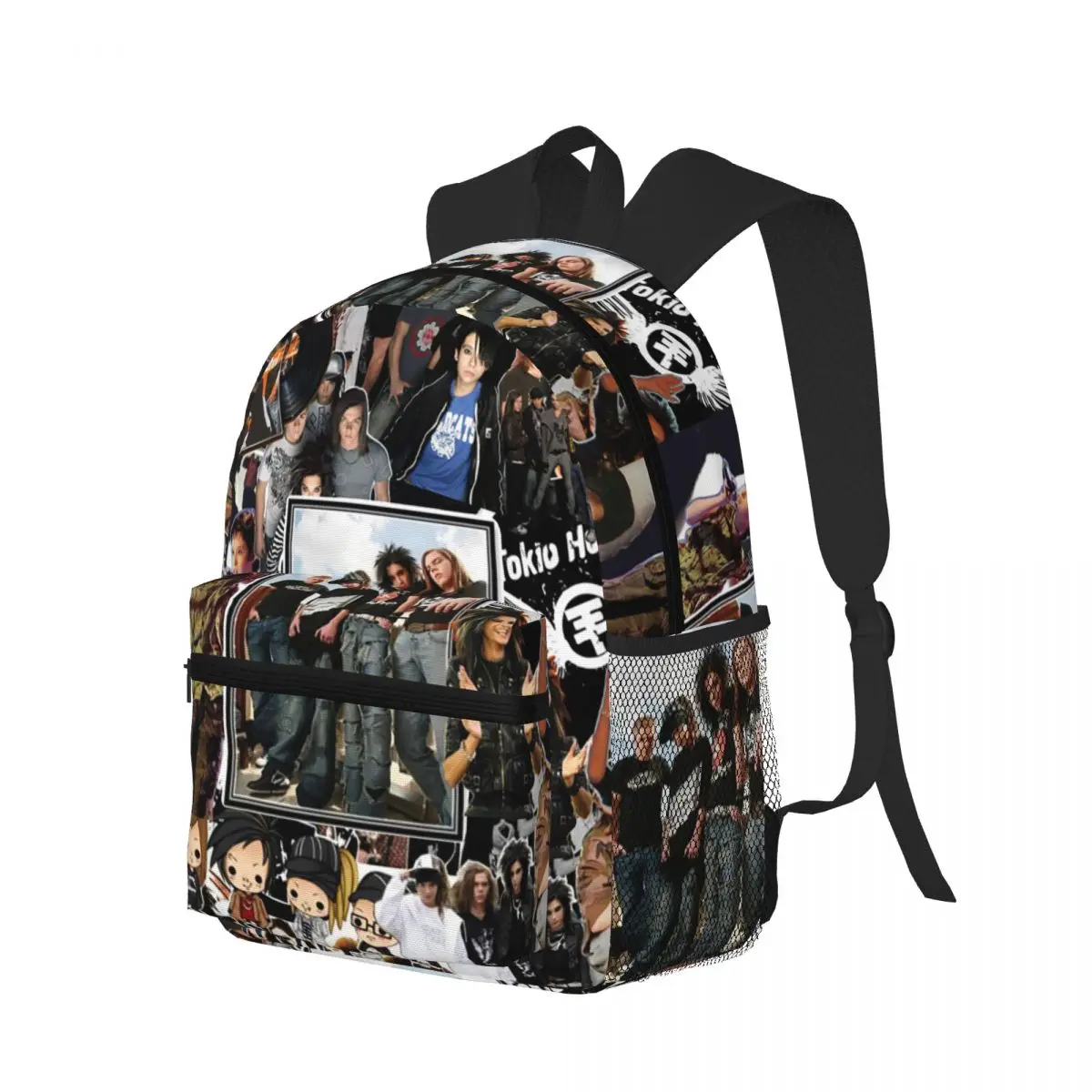 Tokio Hotel Emblem Student Backpack School Bag Hiking Travel Daypack for Boys Girls Bookbag Shoulder Bags