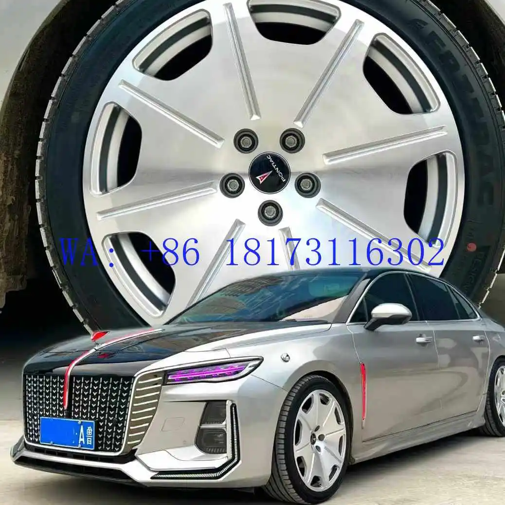 Hot Chrome 18-inch 19-inch Hongqi H5 special Horch cake spinning modified wheel hub for H5H9   A4A5A6Q5Q7