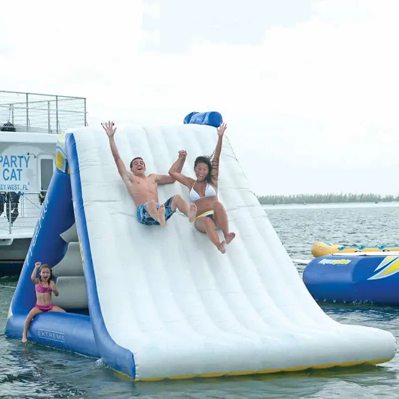 Commercial Big Water Slide Water Park Equipment Bounce House Inflatable Outdoor Action Tower Climbing Bouncer Slides for Pool