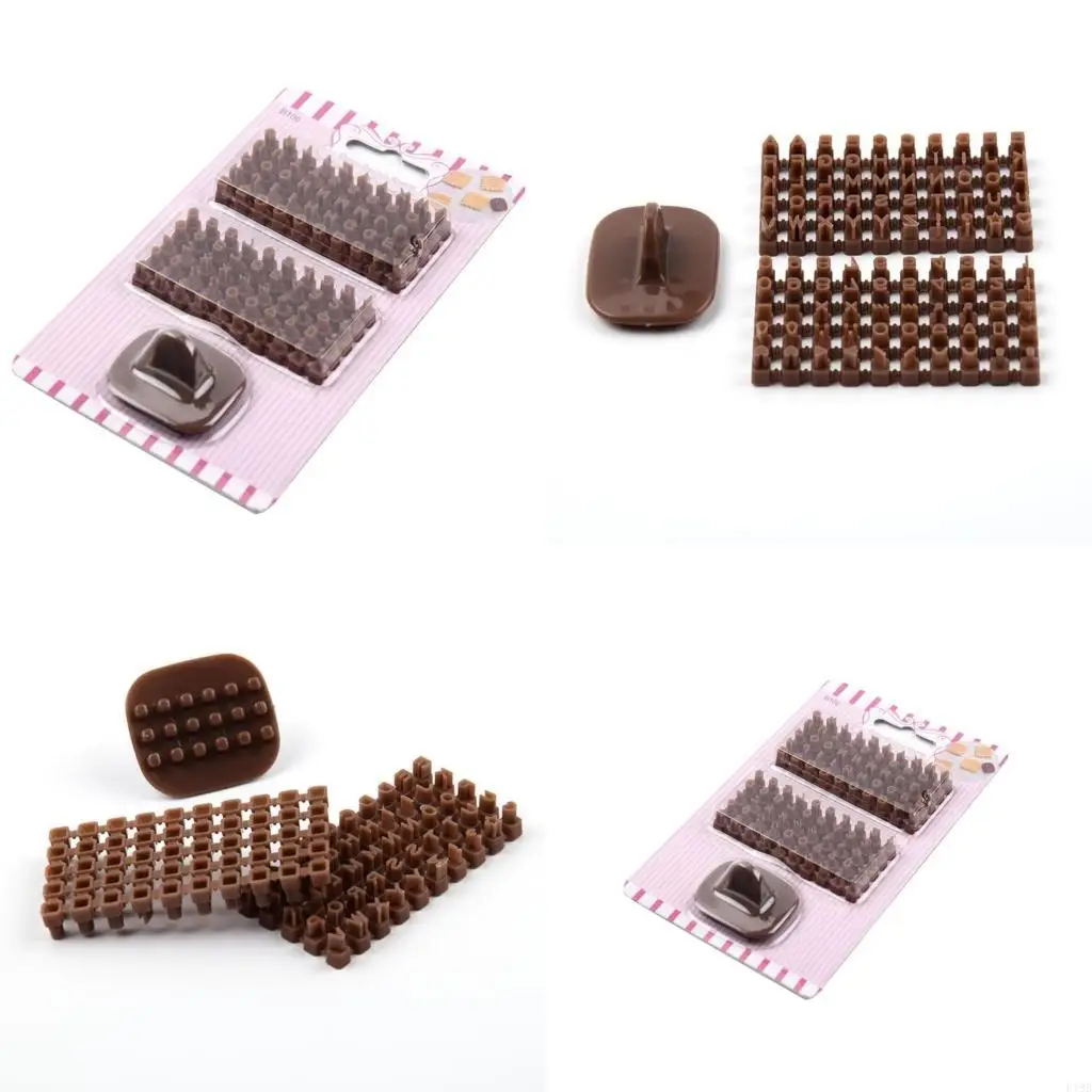 F19B Biscuit Stamps Letter Number Eco-Friendly Baking Accessories Cookie Stamps