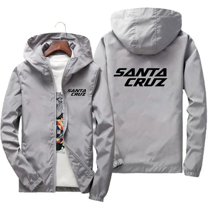 2024Men's Jacket Spring Autumn Fashion Print Slim Top Men's Casual Baseball Pilot Zip Men's Outdoor Sports Jacket Jacket