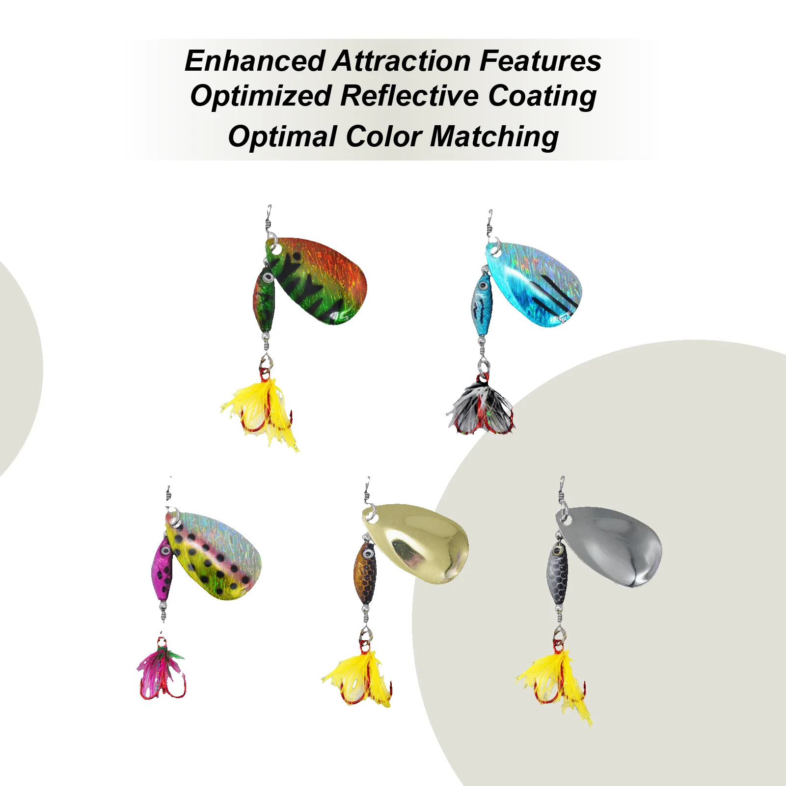 

Bass Fishing Lure 5 Pieces Crappie Lures With Hooks Sequin Hard Bait For Angler Freshwater River Lake Shore Bank Kayak Saltwater