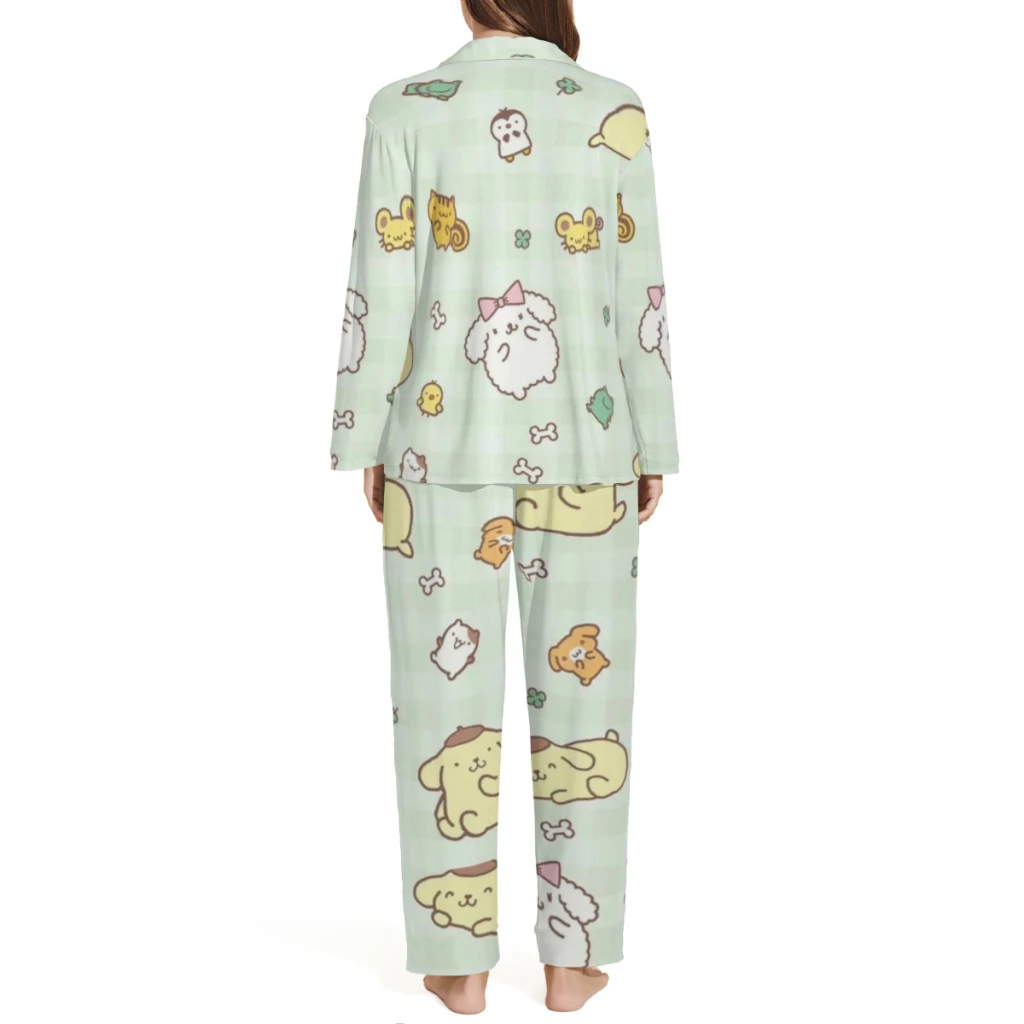 Pijama blanco Sanrio, patrones seleccionados de Minso, estilo lindo