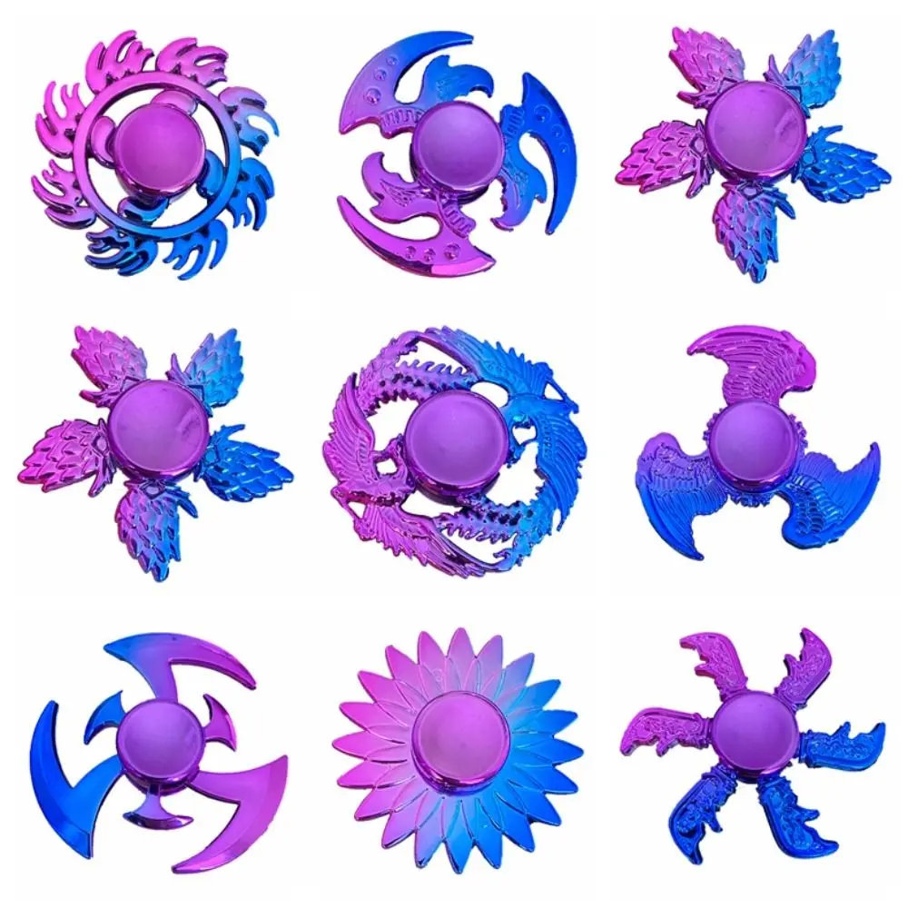 Punk Dragon Wings Hand Spinner Low Noise High Speed Fingertip Gyro Anti Pressure Anti-Anxiety Finger Spinner Children