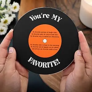 Bienen-Jubiläumskarte für Sie und Ihn, Valentinstagsgeschenk für Ehemann, Ehefrau, Freund, Freundin, für die Schallplatten-Liebeskarte – Detail 7