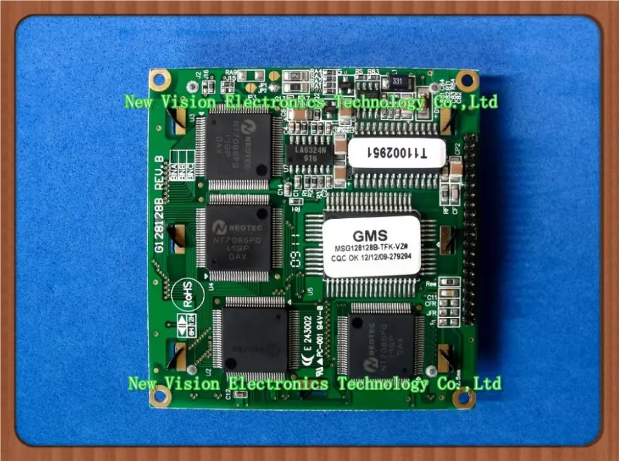 MSG128128B-TFK-VZ#  MSG128128B Original Small Size 128*128 Graphic LCD Module for GMS Display System