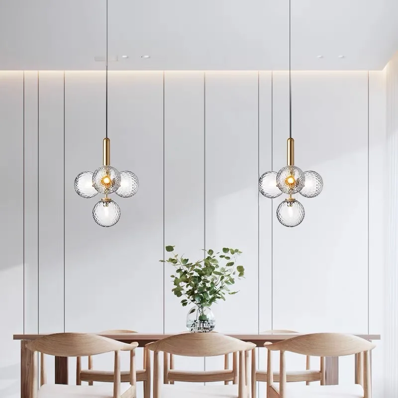 

Nordic restaurant chandelier modern creative personality simple shop bar designer children's room bedroom led lamps