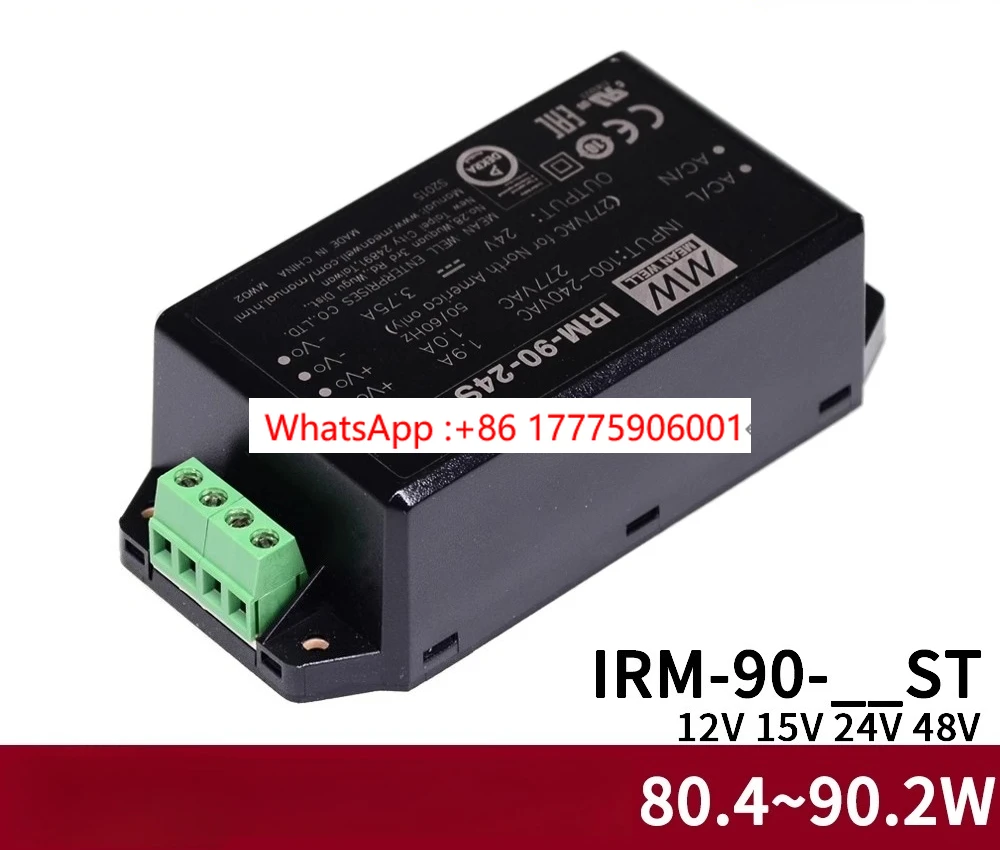 

Taiwan Mingwei IRM-90 Switching Power Supply 12/15/24/48V 90W ST Green Terminal Power Module