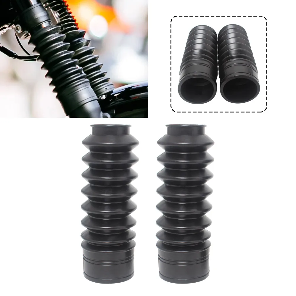 Motorcycle Rubber Front Fork Cover Protector Gaiters Gators Boot Shock Protector Dust Cover For Triumph Climber T100 T120 T900