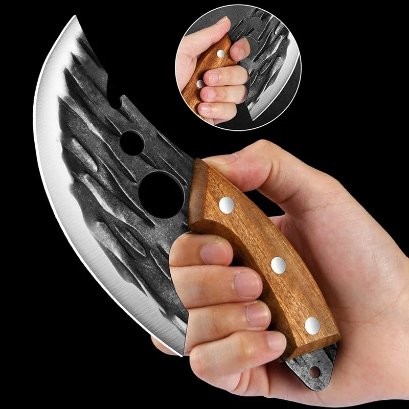 

Stainless Steel Boning Knife Cleaver Knifes Handmade Butcher Knife Forged steel Chef Knife Outdoor Camping Cooking Tools Opener