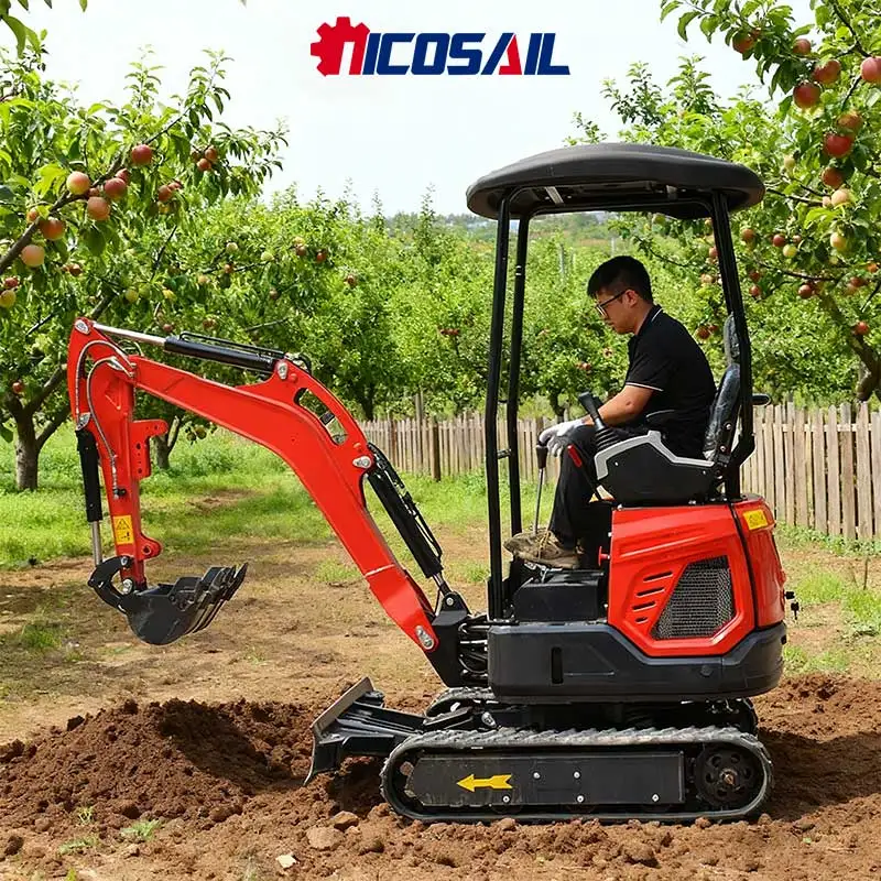 

China-Manufactured Mini Crawler Excavator - High Quality for Farm, Orchard & Construction Site Landscaping