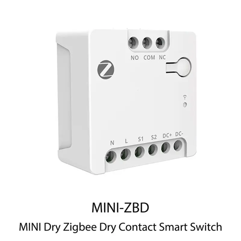 NEW HOT In Stock-For Zigbee Dry Contact Smart Switch MINI-ZBD For Home Automation AC& DC Power Mini Relay Module Flexible For Zi
