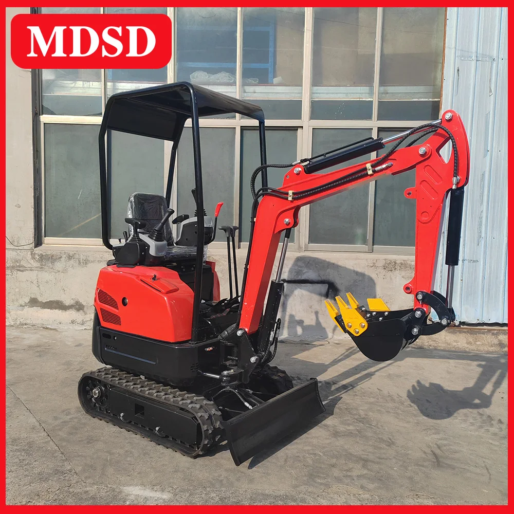 1.2Ton Mini Digger With Attachments Agricultural Mini Excavator With Crawler Ce Epa High Quality Multi Functional Mini Excavator