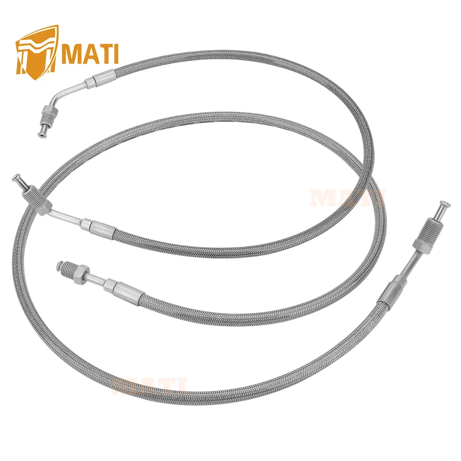 

Front Left&Right Brake Hose Line for Polaris Ranger TM 650 2004 Ranger 500 4x4/6x6 2001-2004 Ranger 425 2x4 2001-2004 1910485