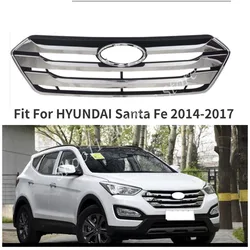 Fit For HYUNDAI Santa Fe IX45 2014-2017 Body Kit Front Bumper Cover Refitting Grill Accessories ABS Original Quality Grille