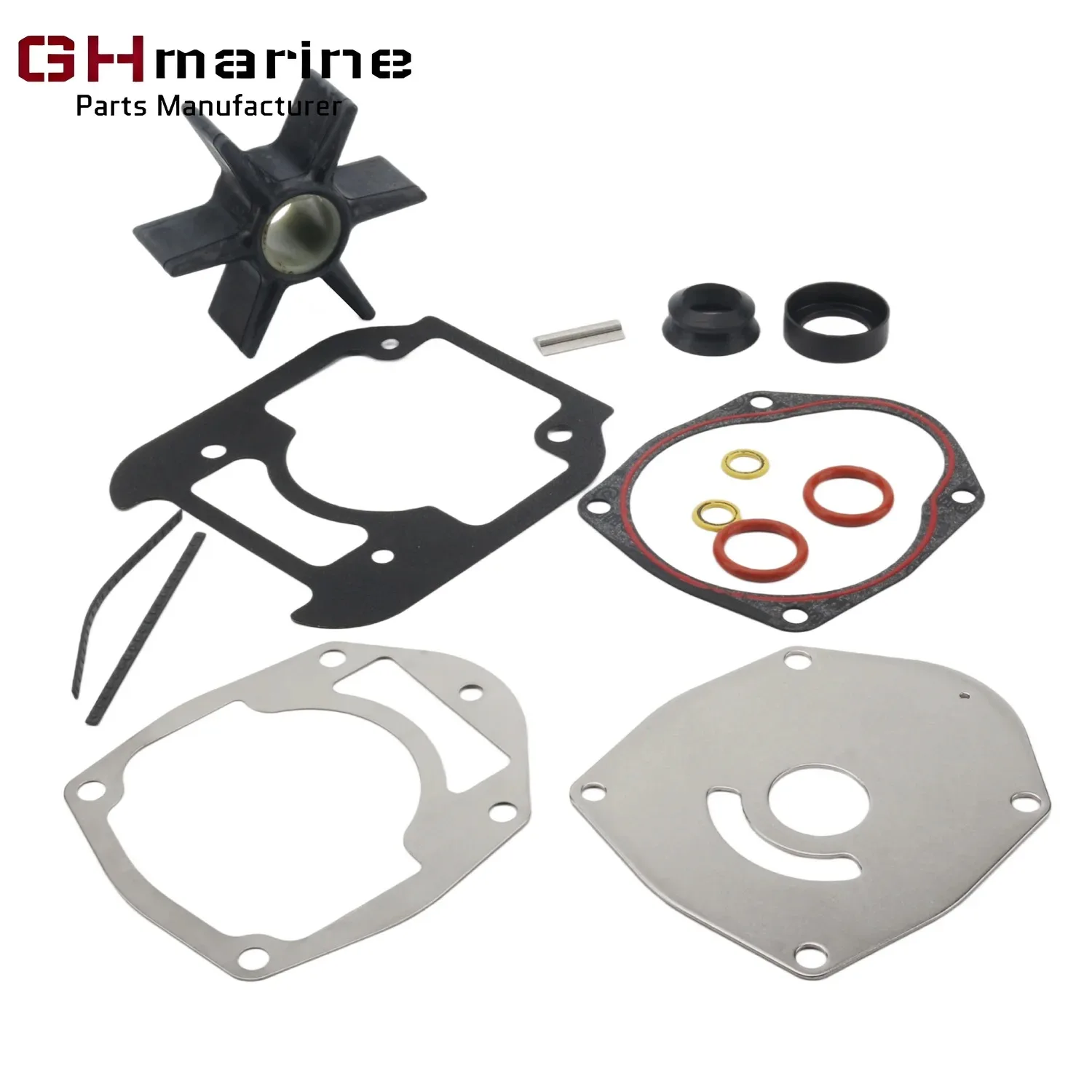 47- 8M0142980 8M0205803 Replace for Mercury 175-300 HP V6 V8 Sea Water Pump Rebuild Service Kit Outboard 450R 3.4L 4.6L Models