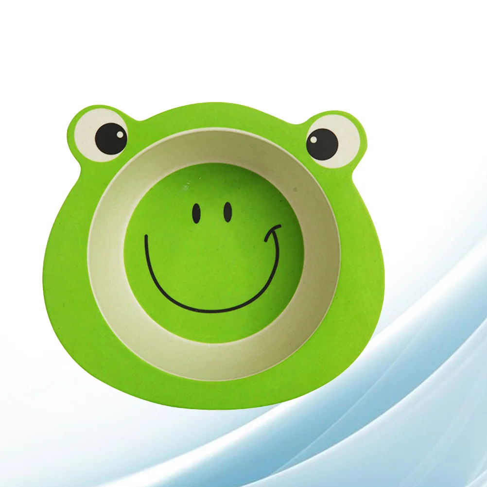 Kinderkom Bamboevezel Onbreekbaar Lichtgewicht kinderservies voor het eten van granen Fruit IJs Picknick buiten