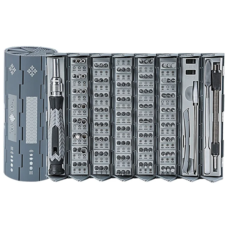 精密ドライバーセット 126-In-1 プロフェッショナルメンテナンスツールセット-A78G