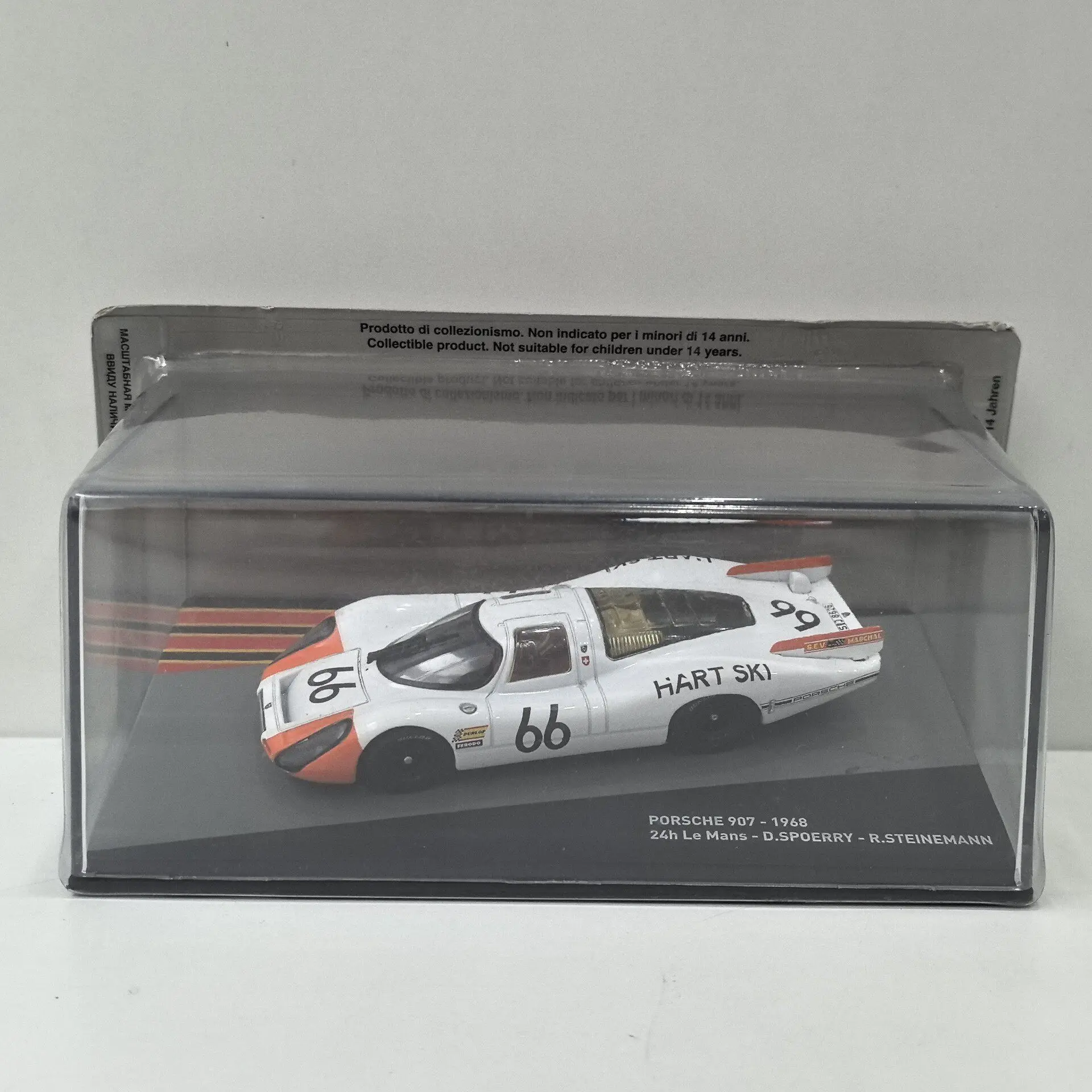 

Diecast IXO 1/43 Scale PORSCHE 907 #66 1968 24H V1 Alloy Car Model